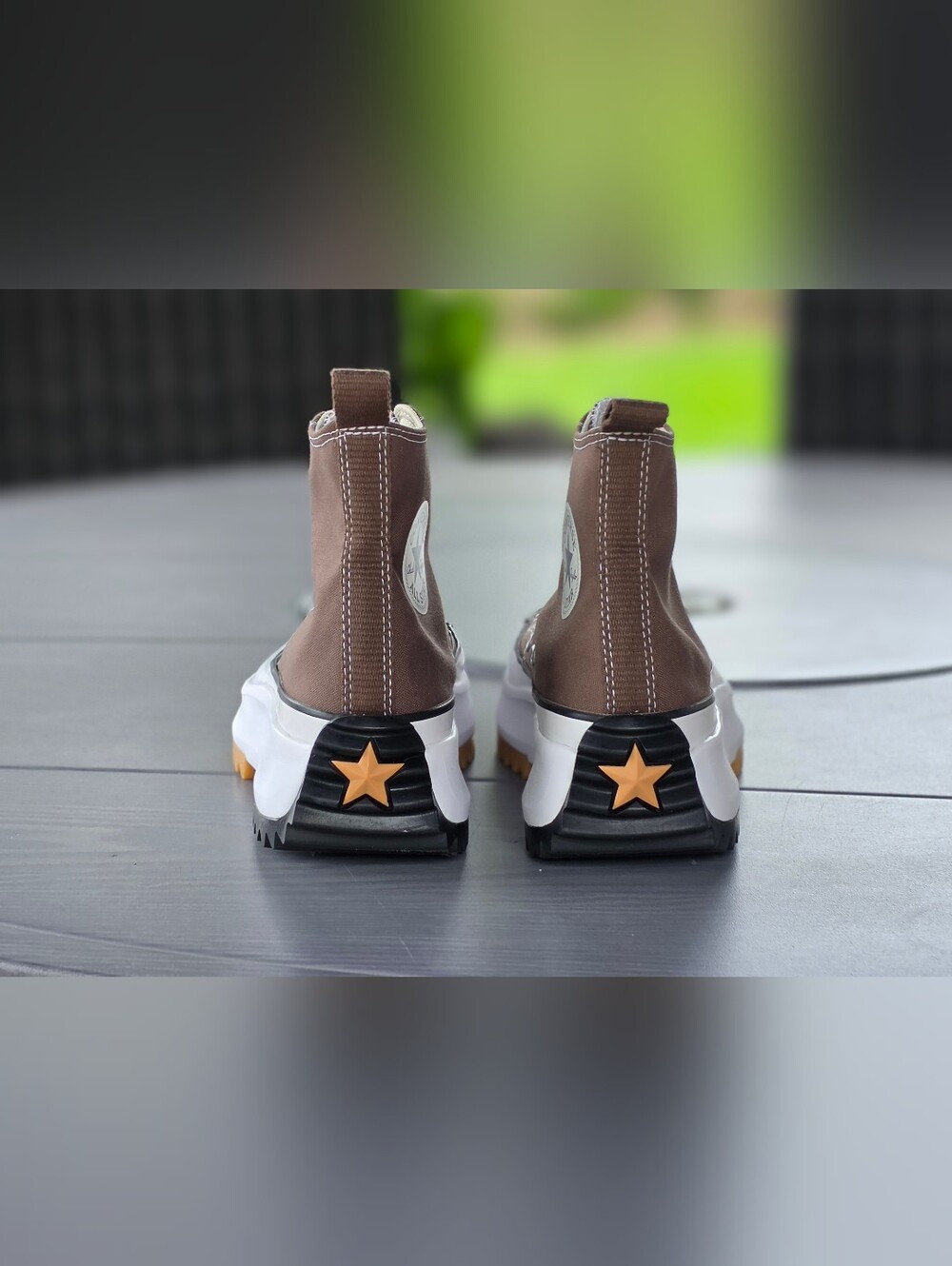 Converse Run Star Hike Platform High Top Sneakers W8 - Picture 8 of 14